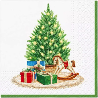 Decorative napkins Christmas Celebrations - Paw - 20 pcs.