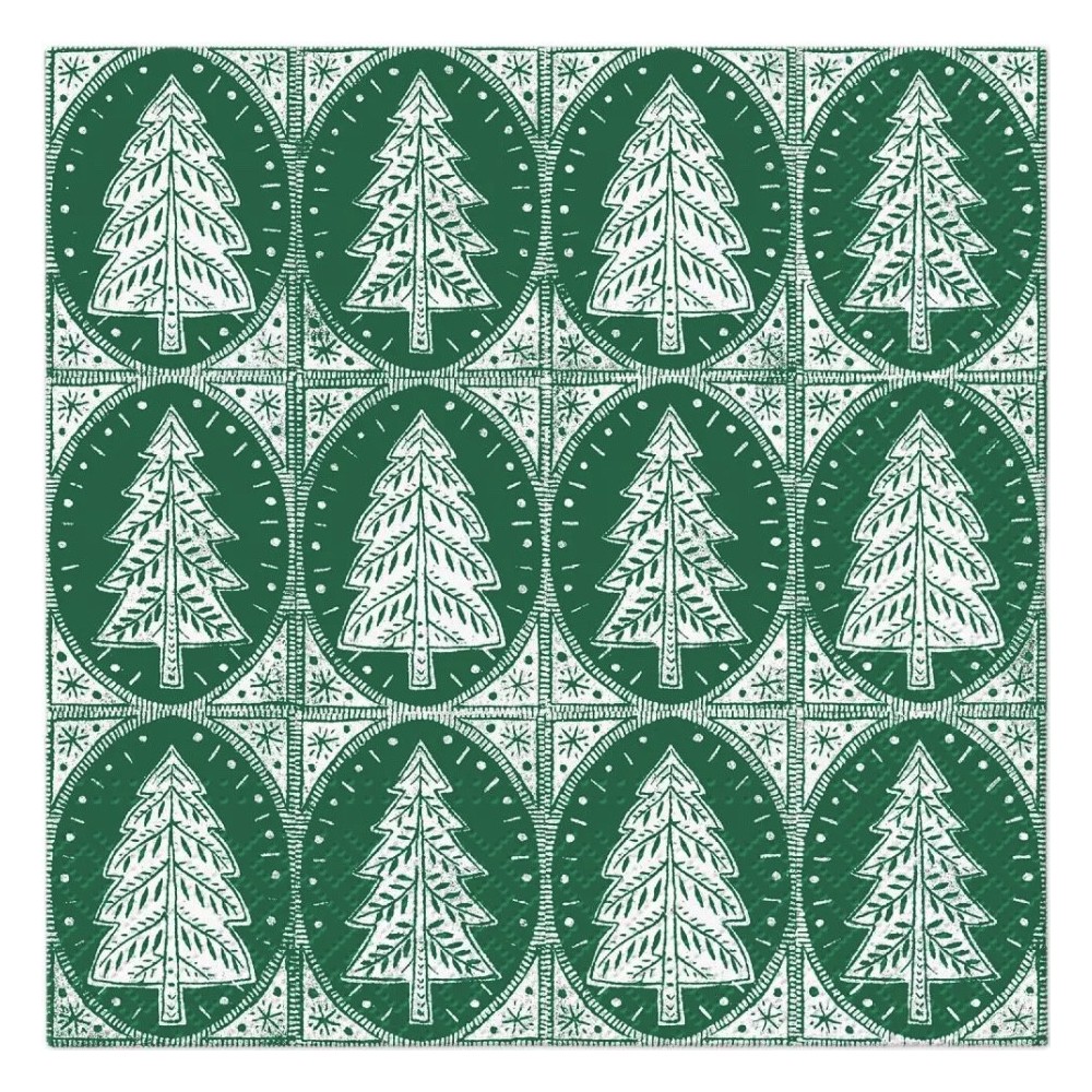 Serwetki ozdobne Christmas Trees - Paw - 20 szt.