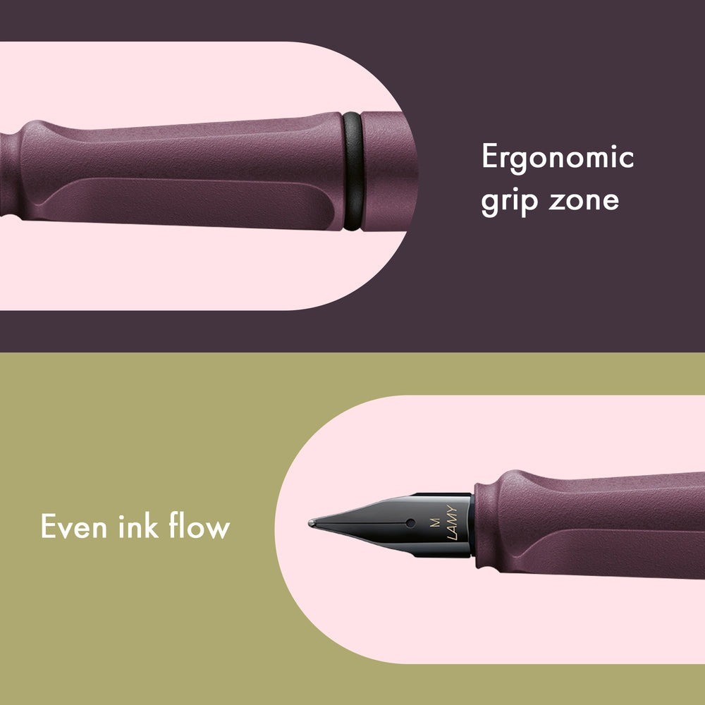 Fountain pen Safari - Lamy - Scarlet LH