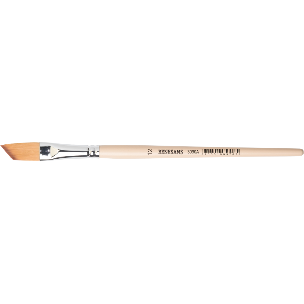 Chisel synthetic 3090A series brush - Renesans - no. 12