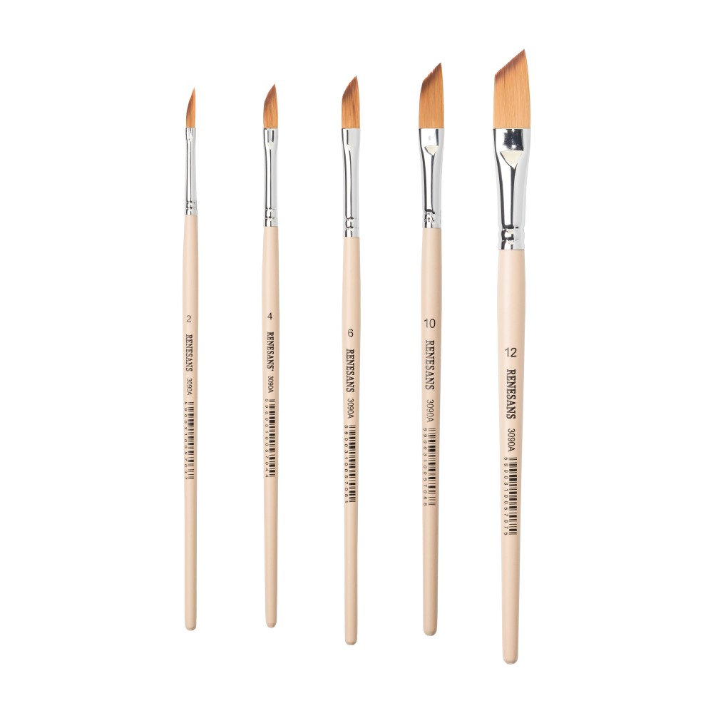 Chisel synthetic 3090A series brush - Renesans - no. 12