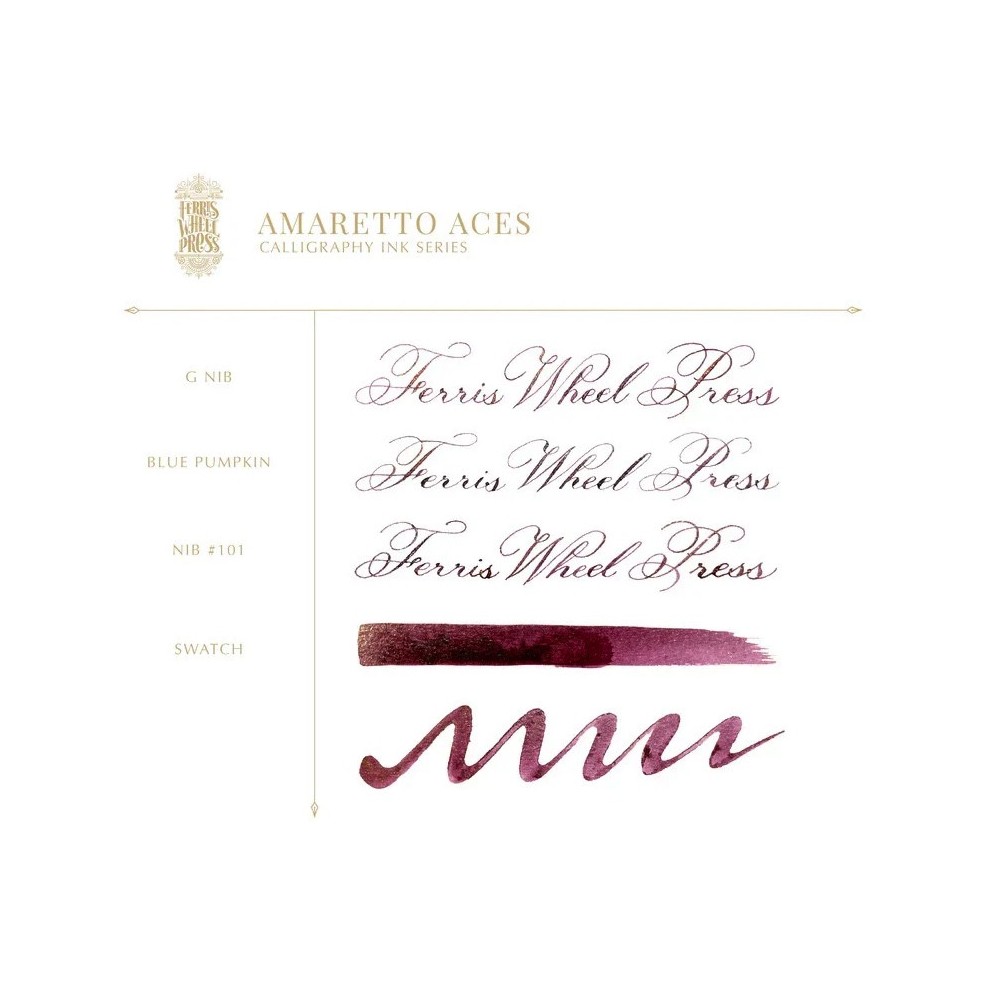 Tusz wodoodporny - Ferris Wheel Press - Amaretto Aces 28 ml