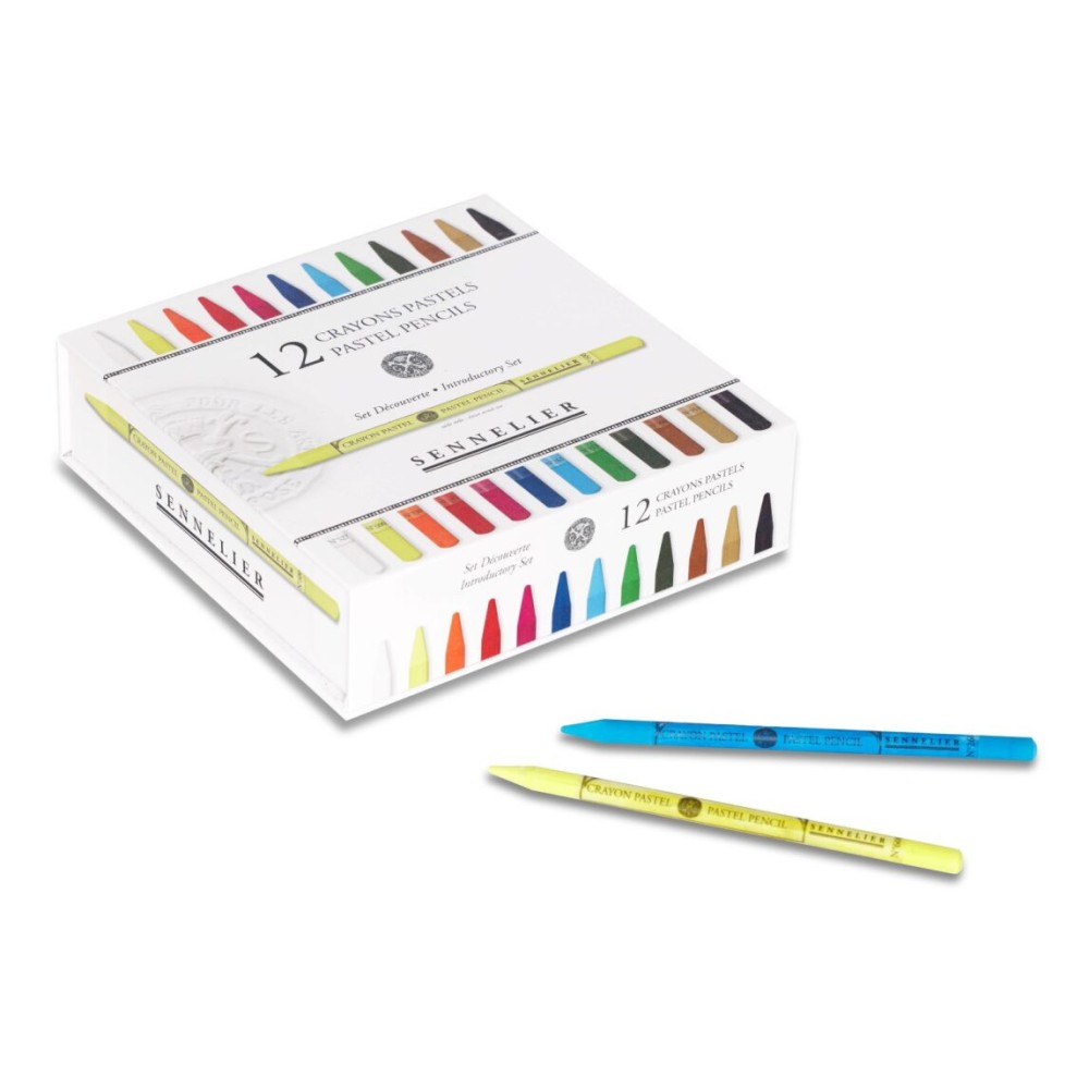 Zestaw pasteli suchych Pastel Pencil Introductory - Sennelier - 12 szt.