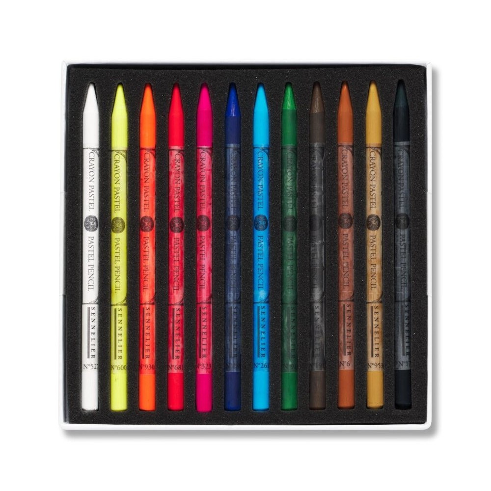 Zestaw pasteli suchych Pastel Pencil Introductory - Sennelier - 12 szt.