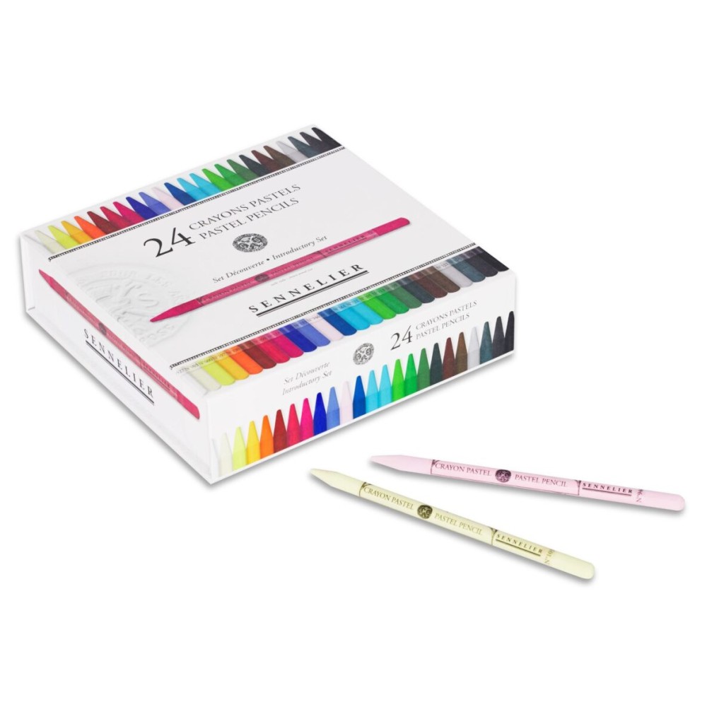 Zestaw pasteli suchych Pastel Pencil Introductory - Sennelier - 24 szt.