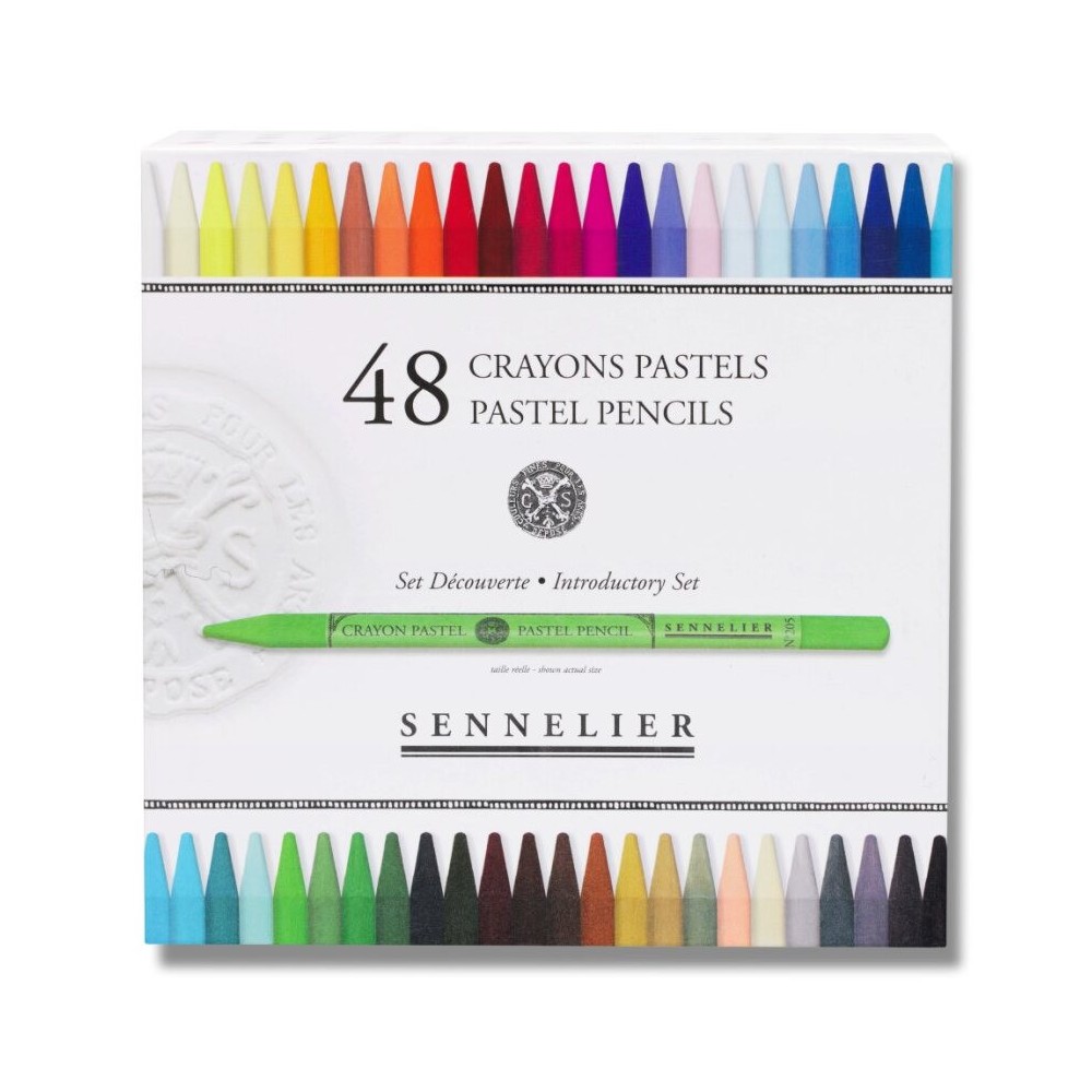 Zestaw pasteli suchych Pastel Pencil Introductory - Sennelier - 48 szt.