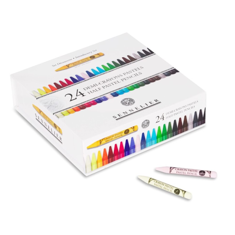 Set of Half Pastel Pencils Introductory - Sennelier - 24 pcs.