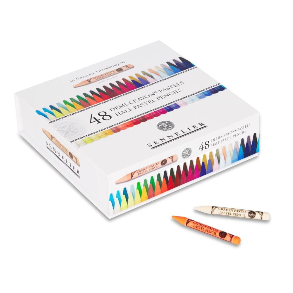 Set of Half Pastel Pencils Introductory - Sennelier - 48 pcs.