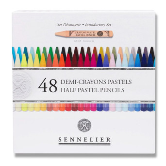 Zestaw połówek pasteli suchych Half Pastel Pencil Introductory - Sennelier - 48 szt.