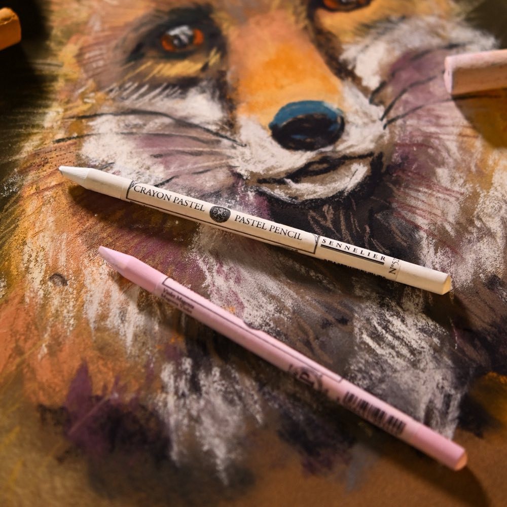 Pastela sucha w kredce Pastel Pencil - Sennelier - 383 Madder Carmine