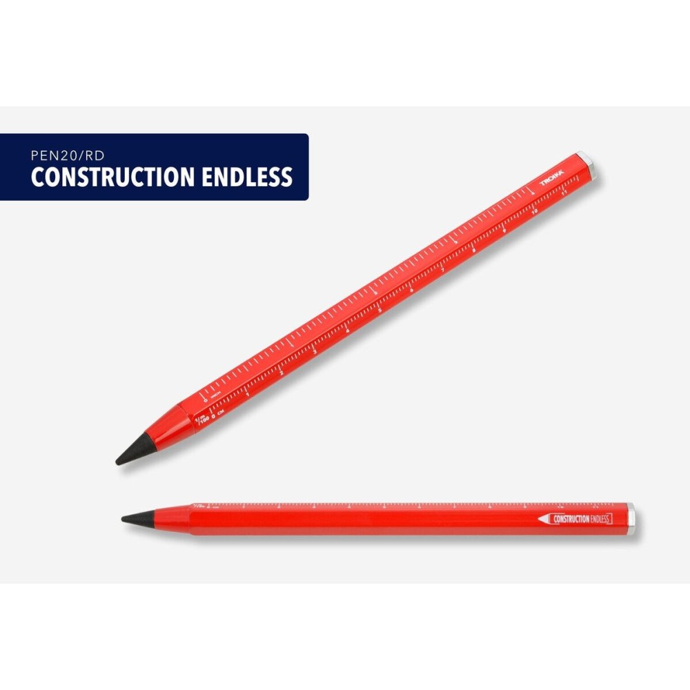 Multifunctional pencil - Troika - Red 0,9 mm