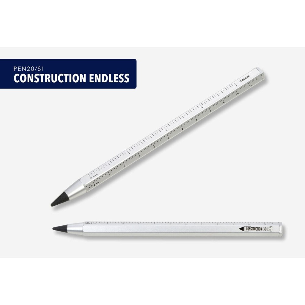 Multifunctional pencil - Troika - Silver 0,9 mm