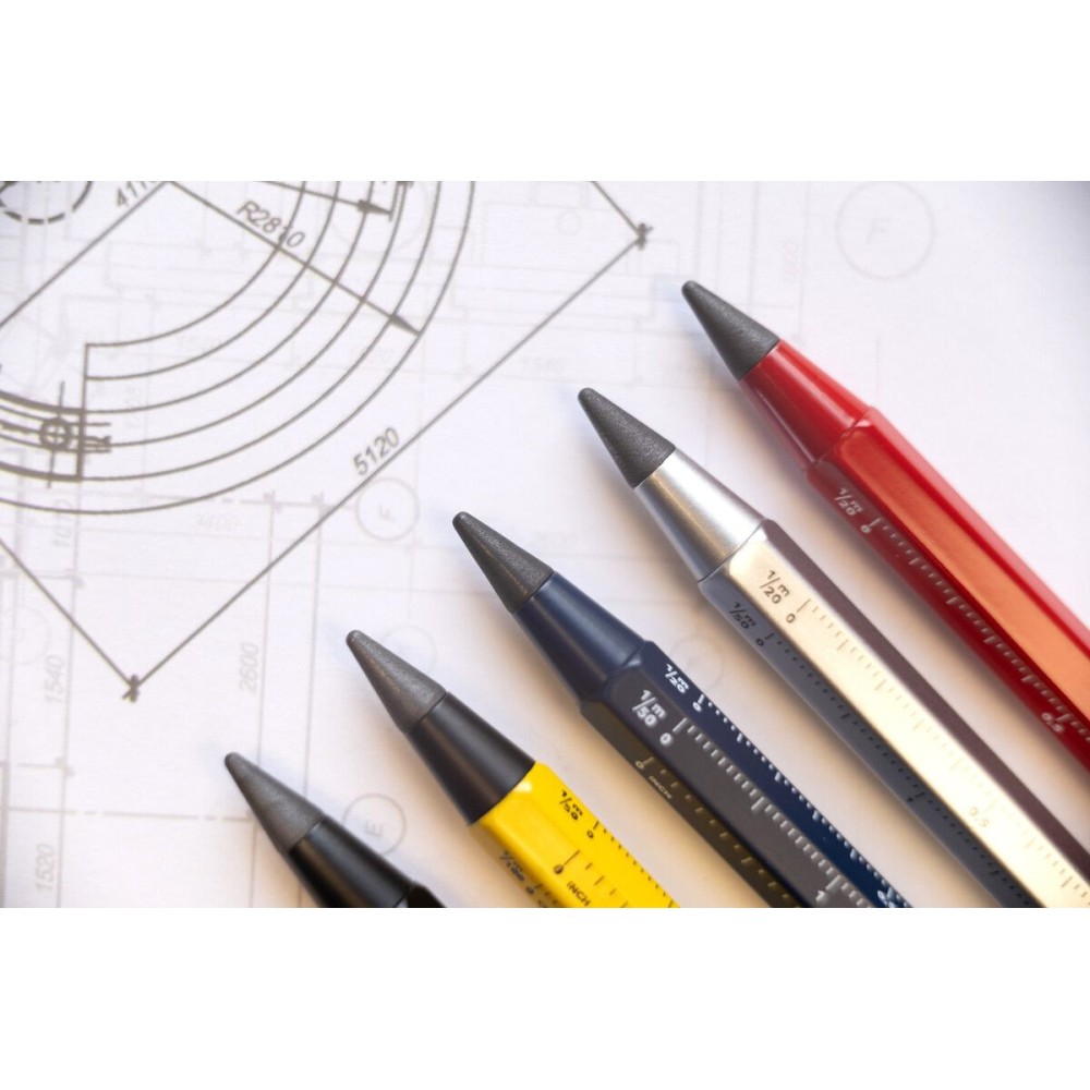 Multifunctional pencil - Troika - Yellow 0,9 mm