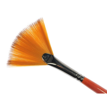 Fan, synthetic, 1097FN series brush - Renesans - short handle, no. 10