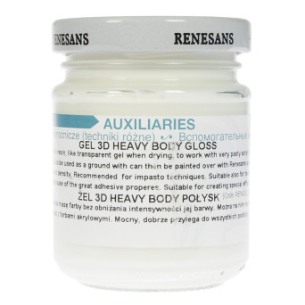 Żel 3D heavy body - Renesans - połysk, 110 ml
