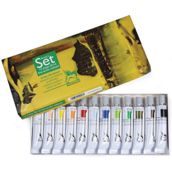 Zestaw farb akrylowych Colours - Renesans - 12 x 20 ml