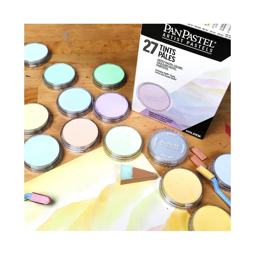 Set of Ultra Soft PanPastels Tints - 27 colors