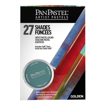 Zestaw suchych pasteli PanPastel Shades - 27 kolorów