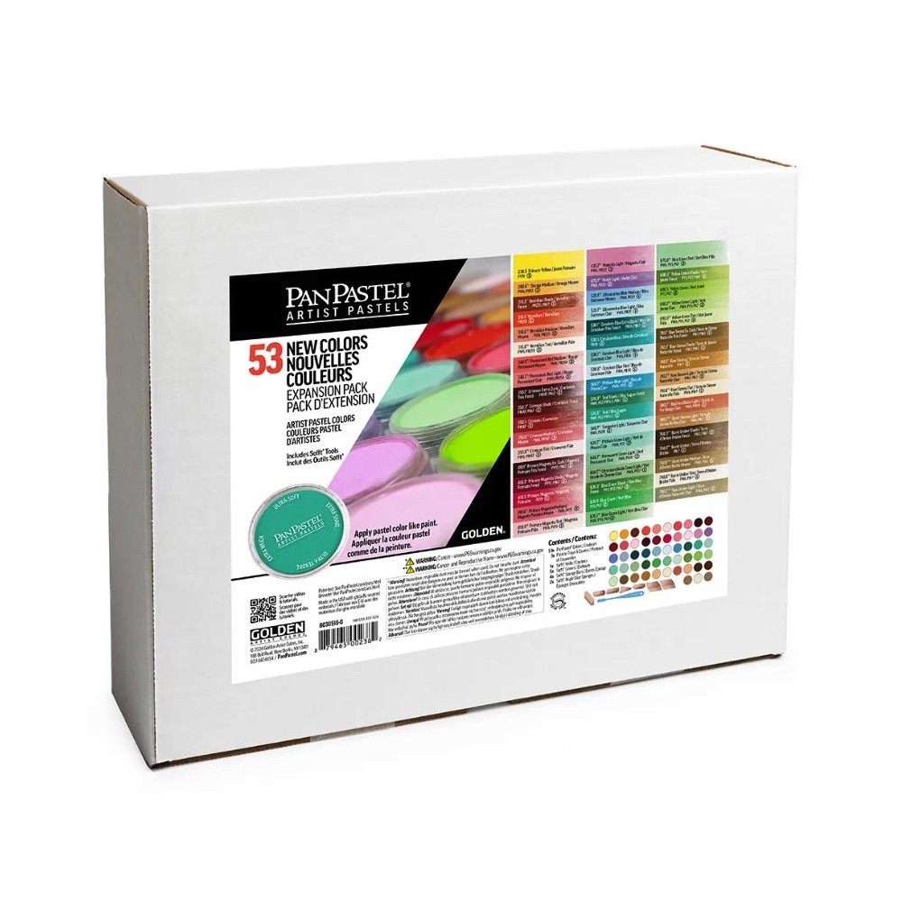 Zestaw suchych pasteli PanPastel Expansion Pack - 53 kolory