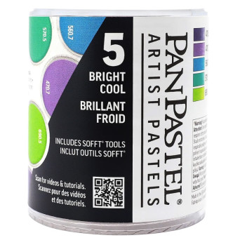 Set of Ultra Soft PanPastels Bright Cool - 5 colors