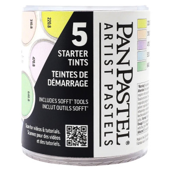 Set of Ultra Soft PanPastels Starter Tints - 5 colors
