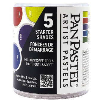 Zestaw suchych pasteli PanPastel Starter Shades - 5 kolorów