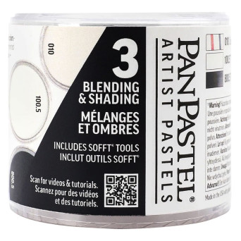 Set of Ultra Soft PanPastels Blending & Shading - 3 colors