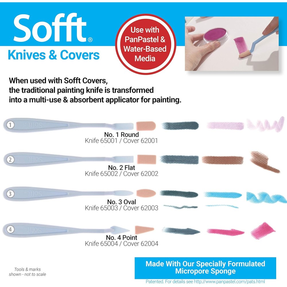 Sofft Knife & Covers Tool PanPastel - no. 4 Point