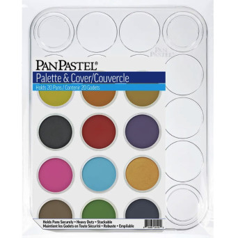 Palette Tray with lid for PanPastels - for 20 pans
