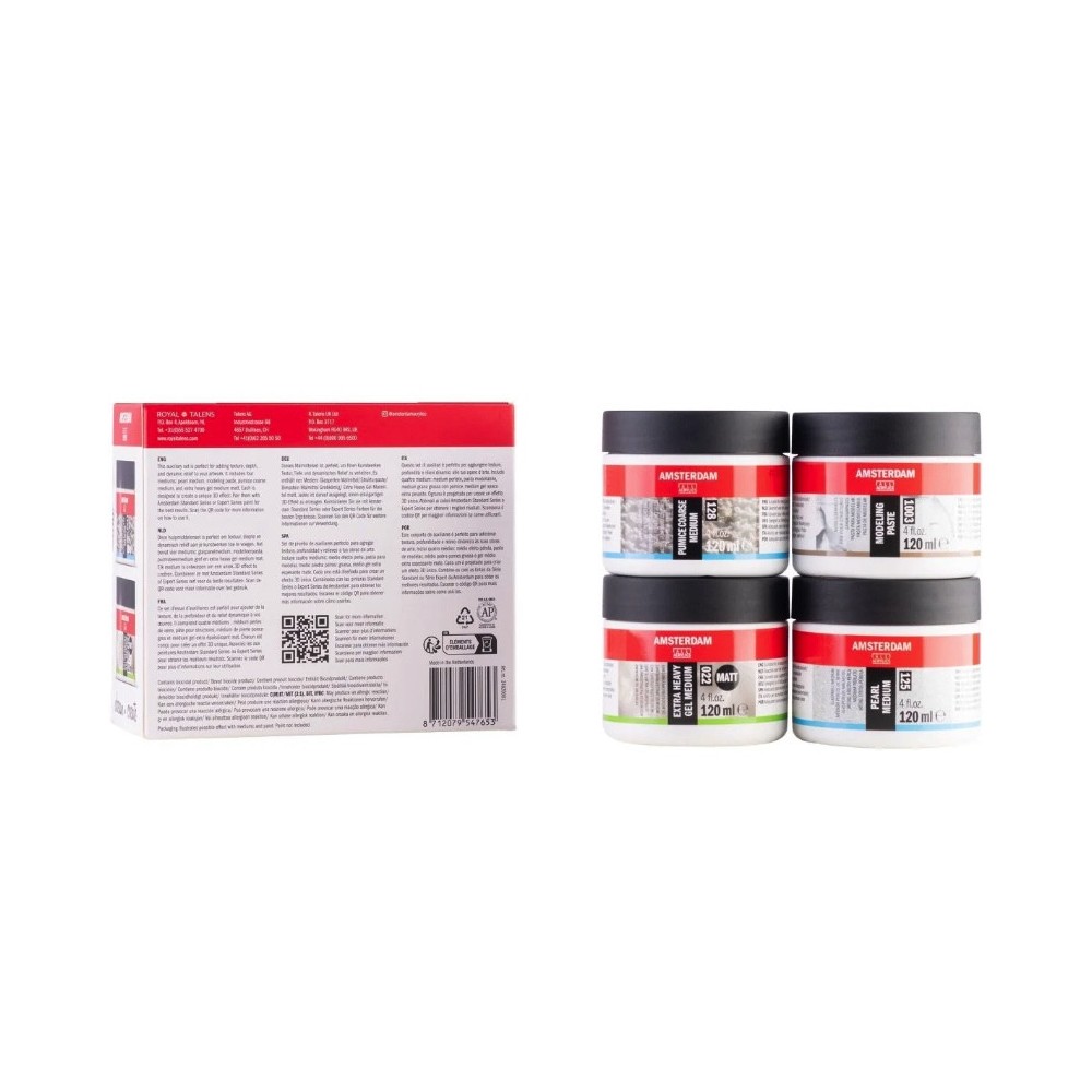 Zestaw past modelujących Sculpt & Shape - Amsterdam - 4 x 120 ml