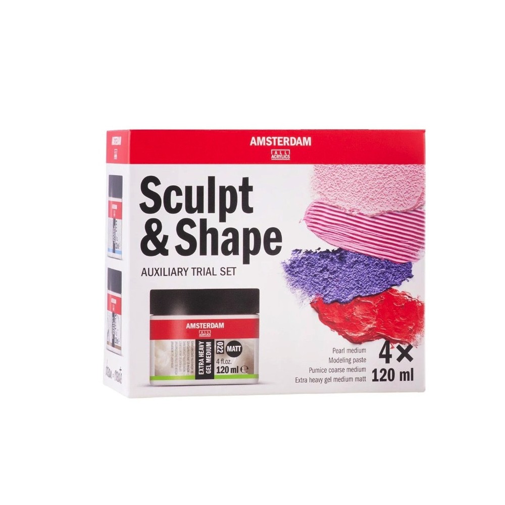 Set of Sculpt & Shape Modelling paste - Amsterdam - 4 x 120 ml