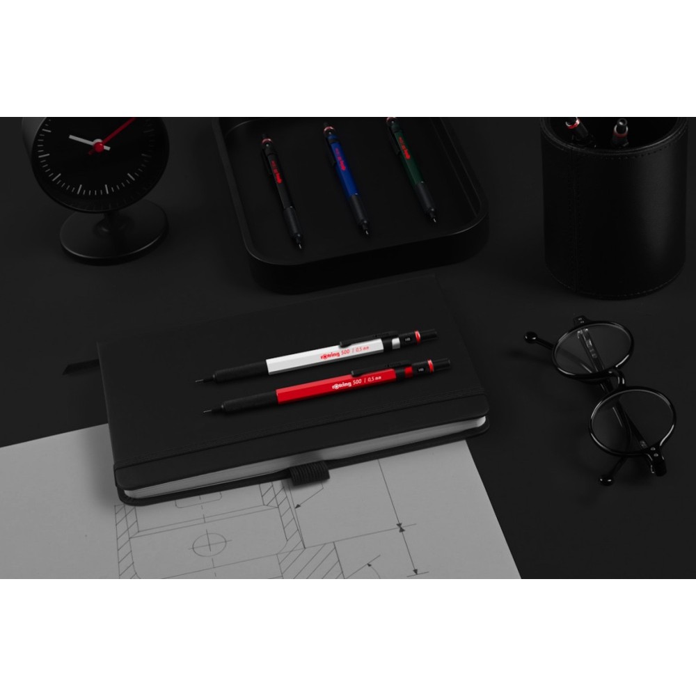 Ołówek grawitacyjny 500 - Rotring - White 0,5 mm