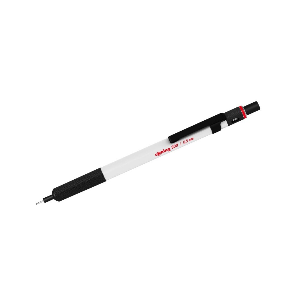 500 gravity pencil - Rotring - White 0,5 mm