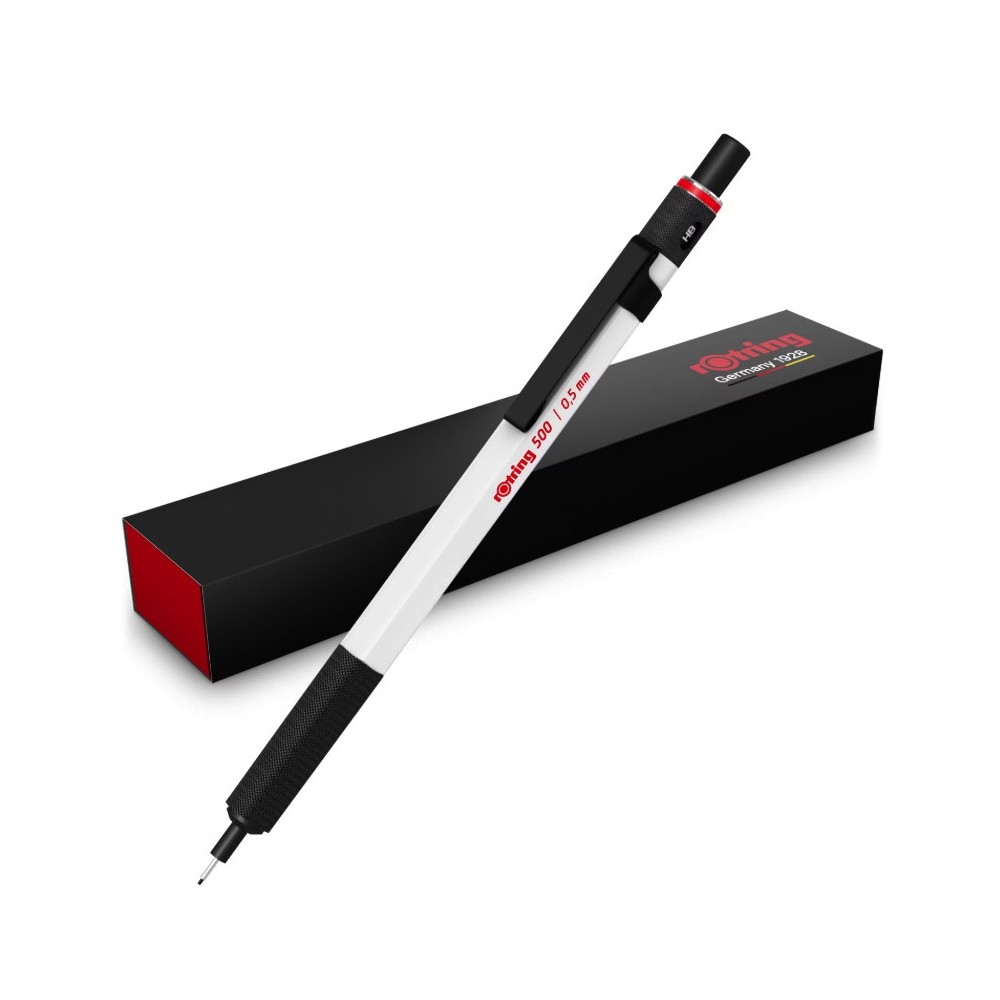500 gravity pencil - Rotring - White 0,5 mm