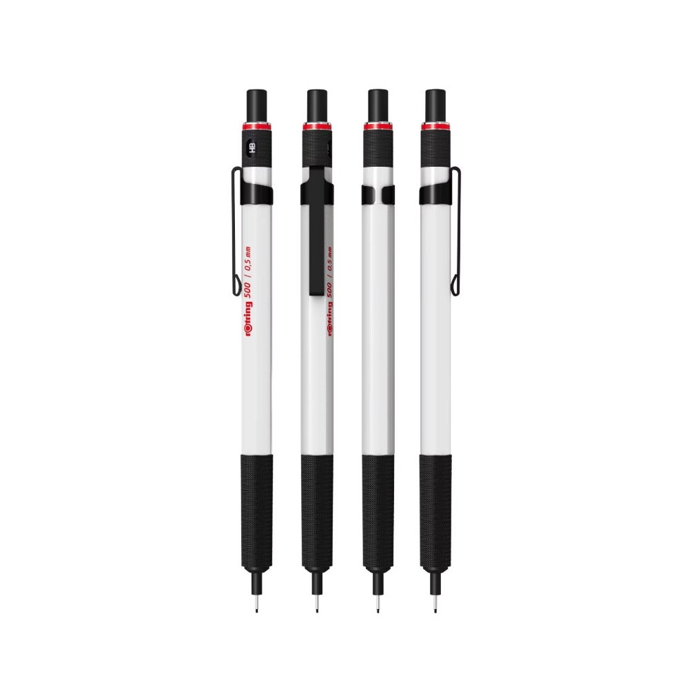 500 gravity pencil - Rotring - White 0,5 mm