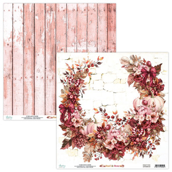 Scrapbooking paper 30,5 x 30,5 cm - Mintay - Rust & Rose 04