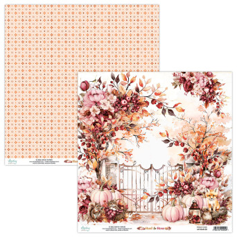 Scrapbooking paper 30,5 x 30,5 cm - Mintay - Rust & Rose 03