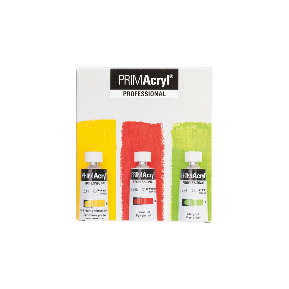 Zestaw farb akrylowych PRIMAcryl - Schmincke - 3 x 35 ml