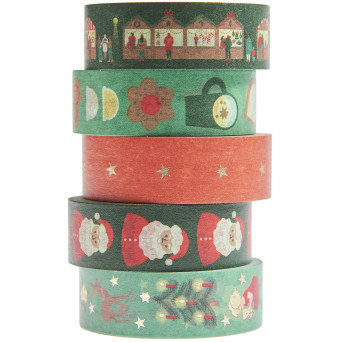 Set of washi tape Christmas Market - Paper Poetry - 4 pcs.