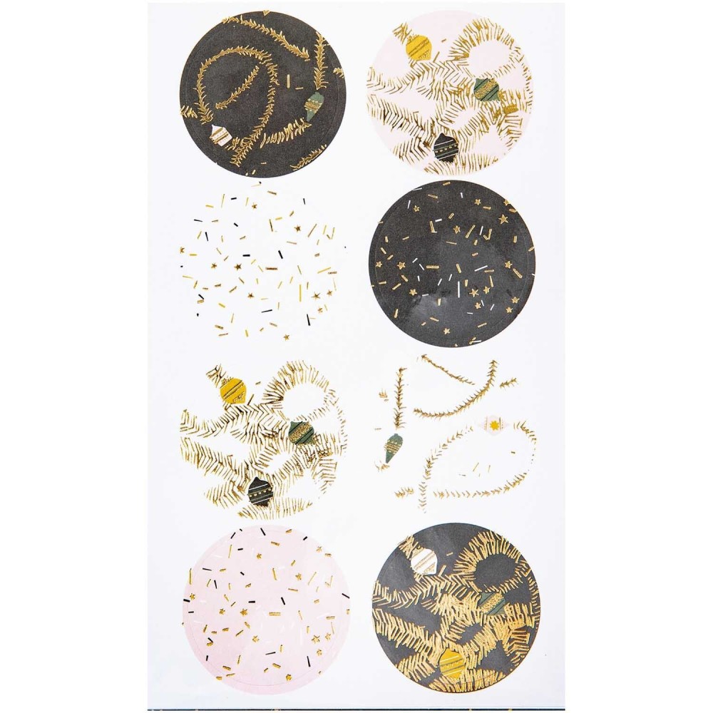 Christmas stickers Nostalgic Black - Paper Poetry - 32 pcs.