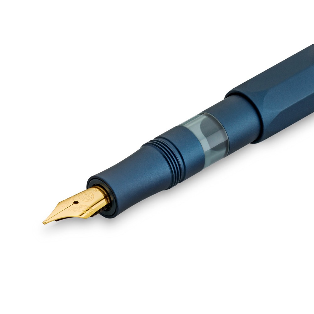 Pióro wieczne Sport Piston Filler zestaw startowy - Kaweco - Navy F
