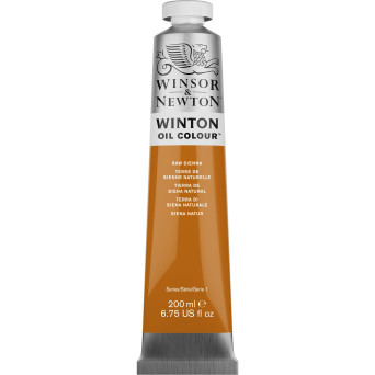 Oil paint Winton Oil Colour - Winsor & Newton - Raw Sienna 200 ml