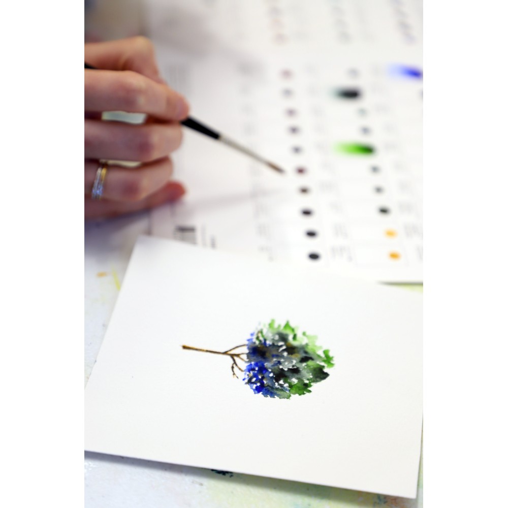 Próbnik farb Dot Card Professional Watercolour - Winsor & Newton - 109 kolorów
