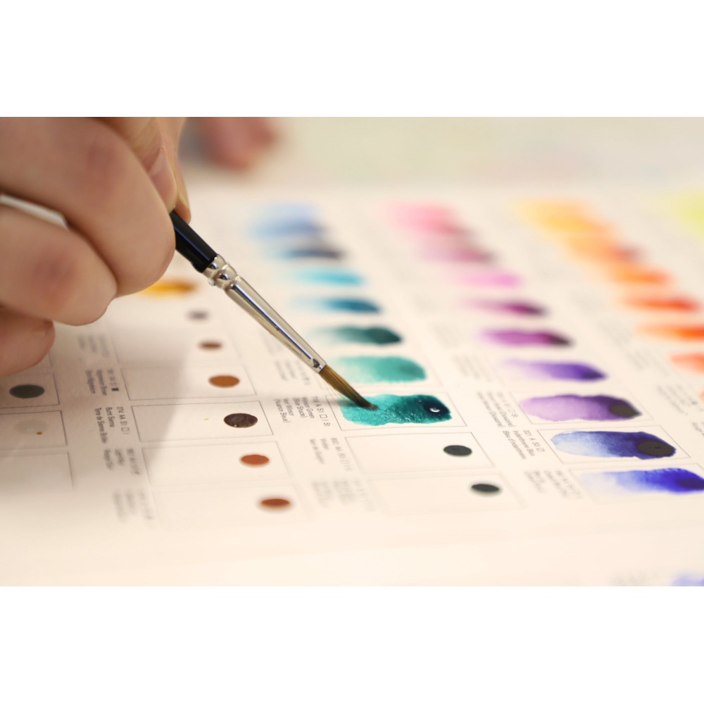 Próbnik farb Dot Card Professional Watercolour - Winsor & Newton - 109 kolorów