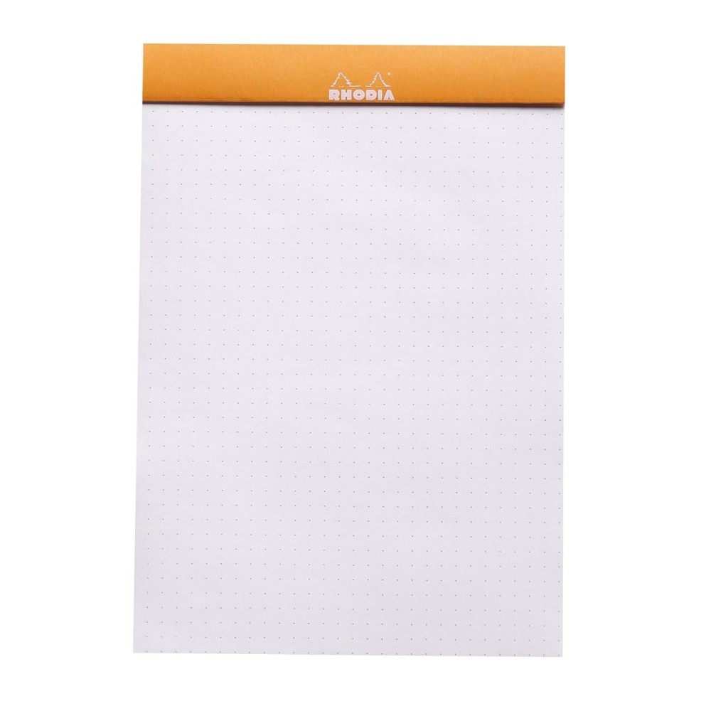 Notebook dotPad - Rhodia - dotted, orange, A5, 80 g, 80 sheets