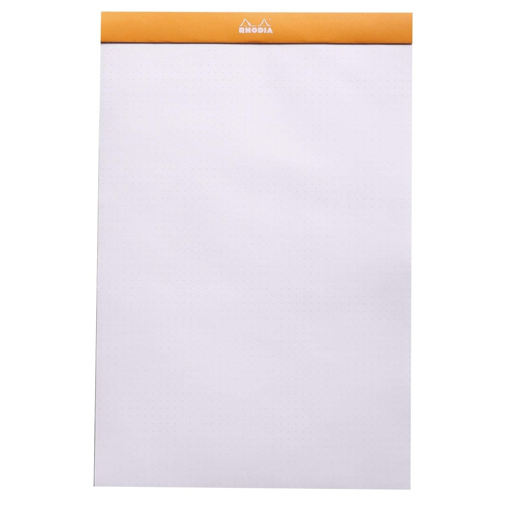 Notes dotPad - Rhodia - w kropki, pomarańczowy, A4+, 80 g, 80 ark.