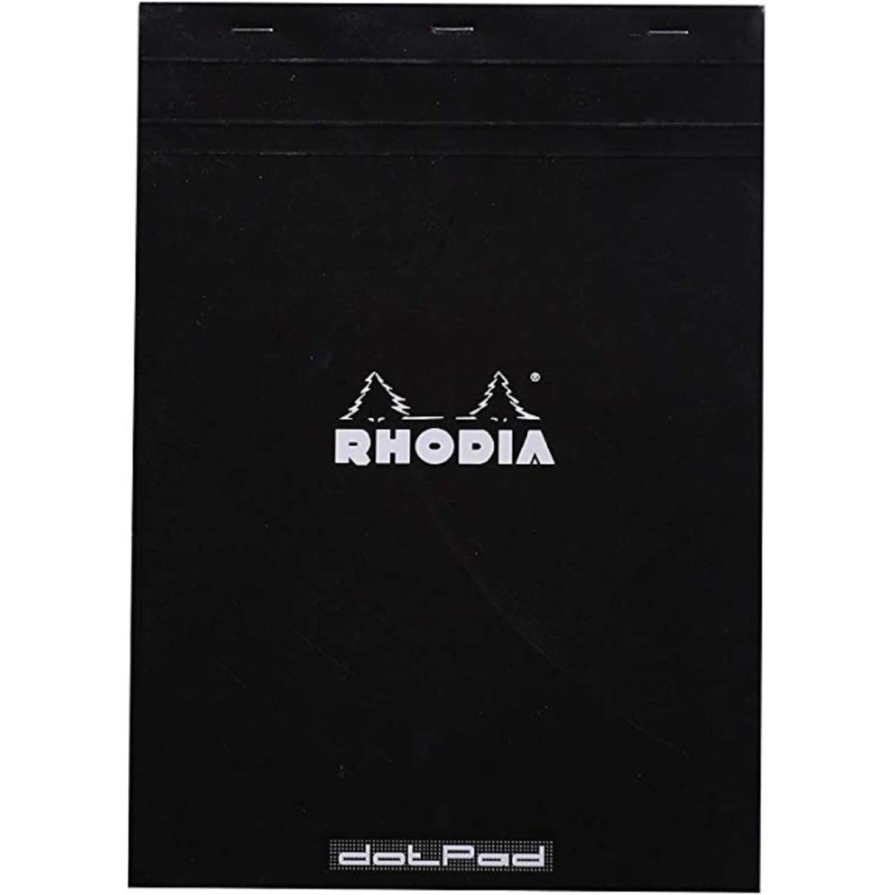 Notebook dotPad - Rhodia - dotted, black, A4, 80 g, 80 sheets