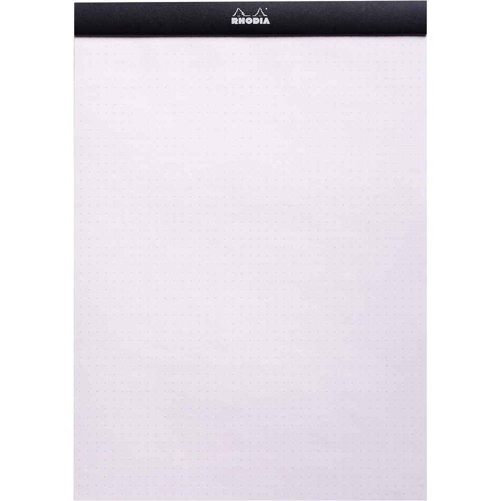 Notebook dotPad - Rhodia - dotted, black, A4, 80 g, 80 sheets