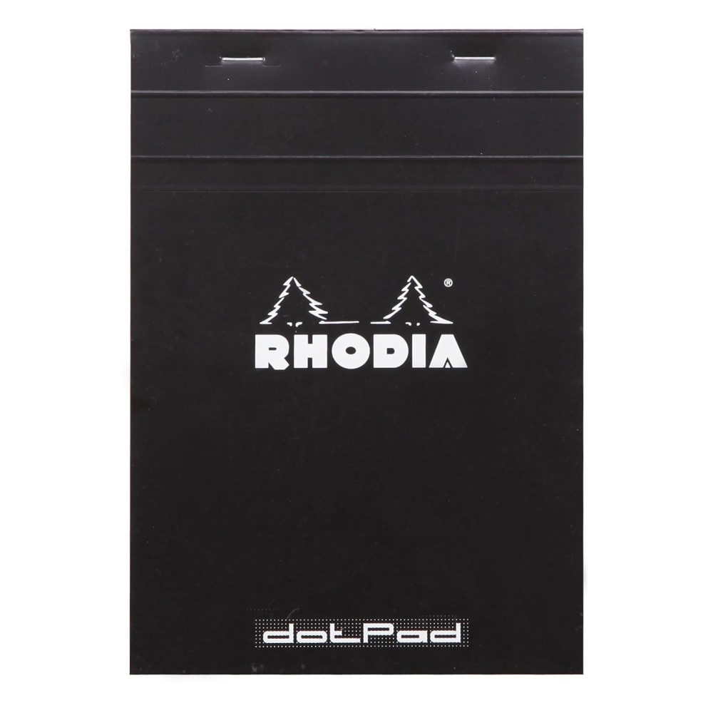 Notes dotPad - Rhodia - w kropki, czarny, A5, 80 g, 80 ark.