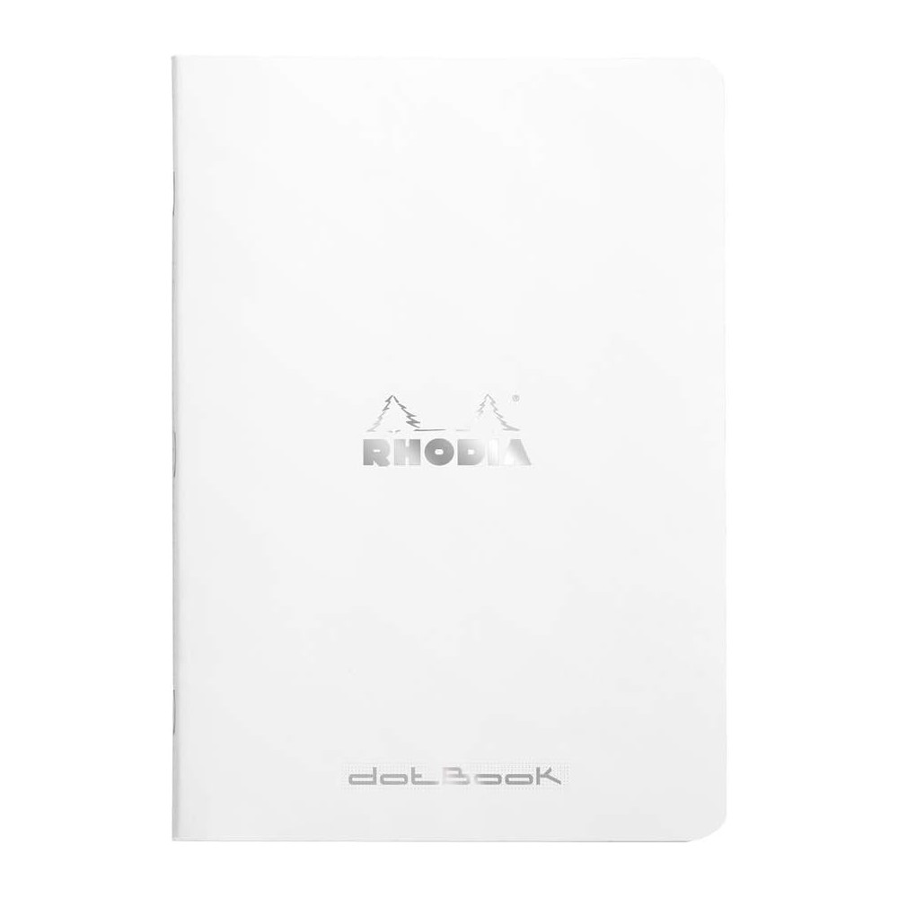 Notes - Rhodia - w kropki, biały, A5, 80 g, 48 ark.